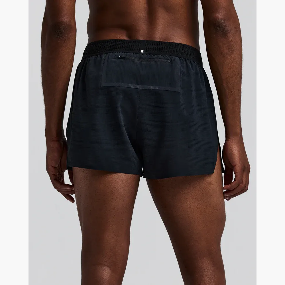 Men s CoolGrid Split Shorts 3 in Black - 3