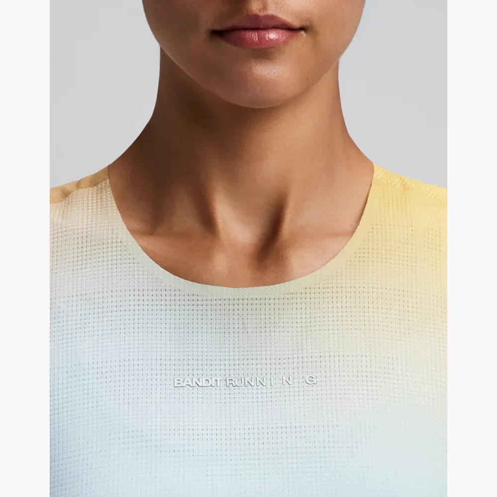 Women s CoolGrid Race Singlet in Lagoon Multi - 4