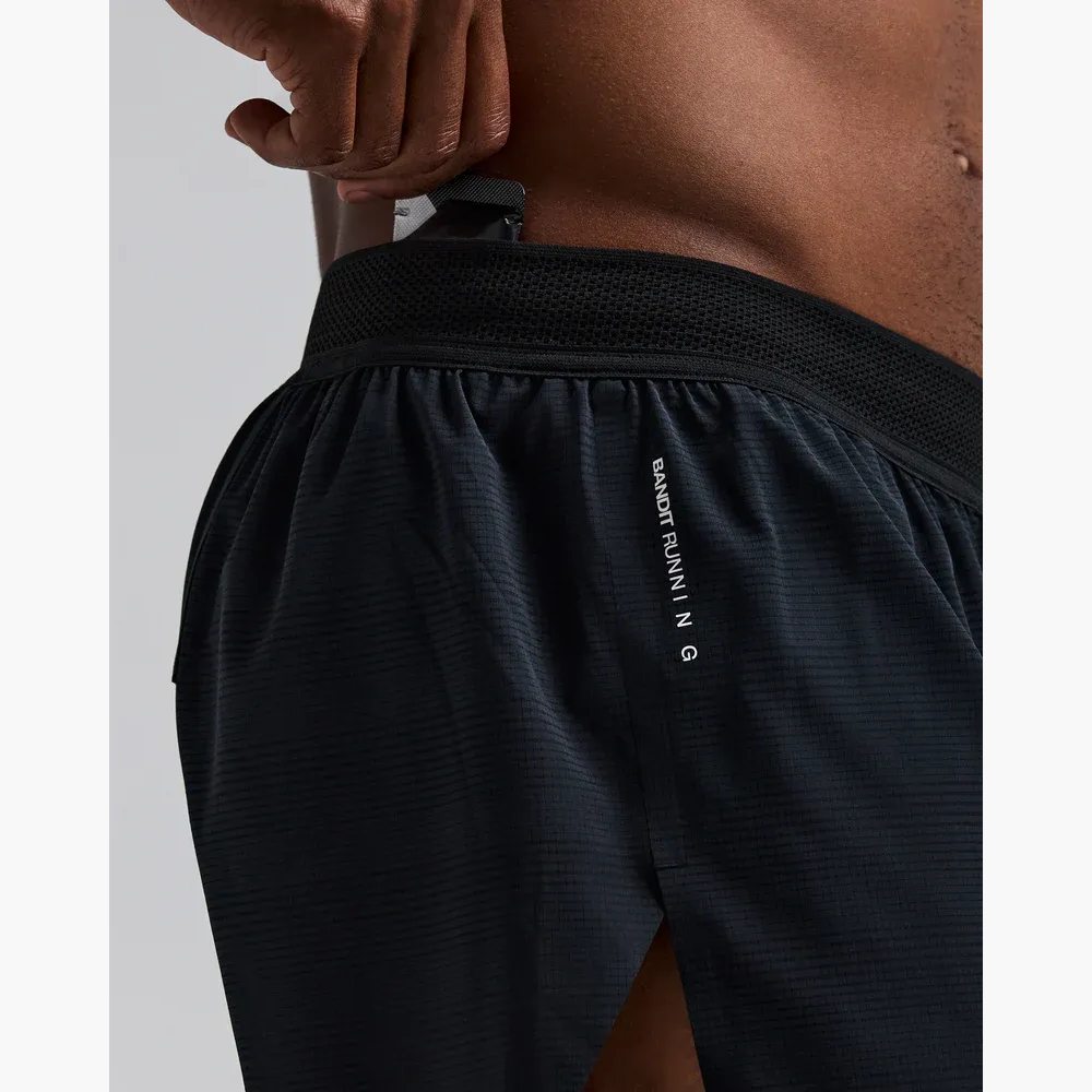 Men s CoolGrid Split Shorts 3 in Black - 5