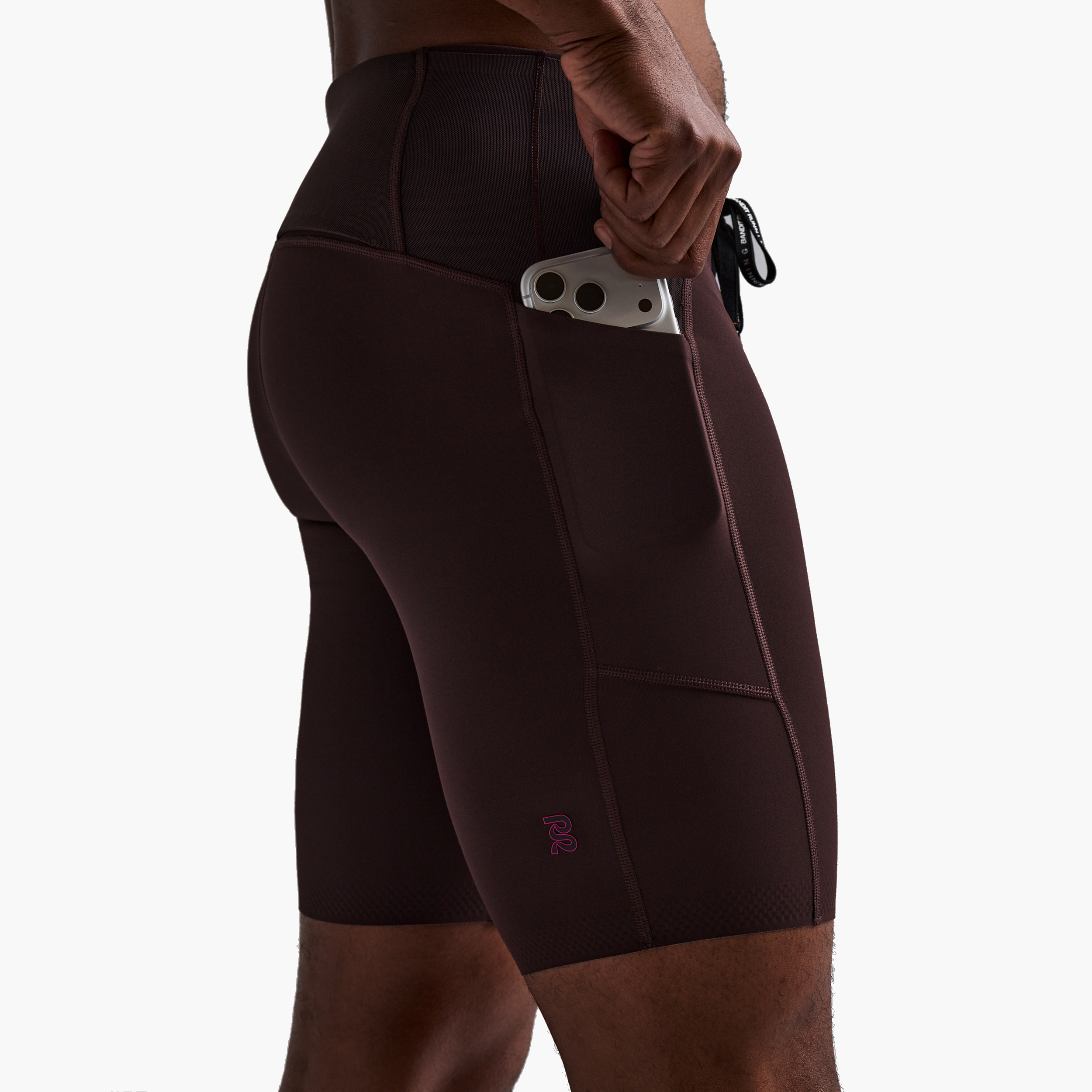 Men's Vanisher Half Tights — Espresso — image 3