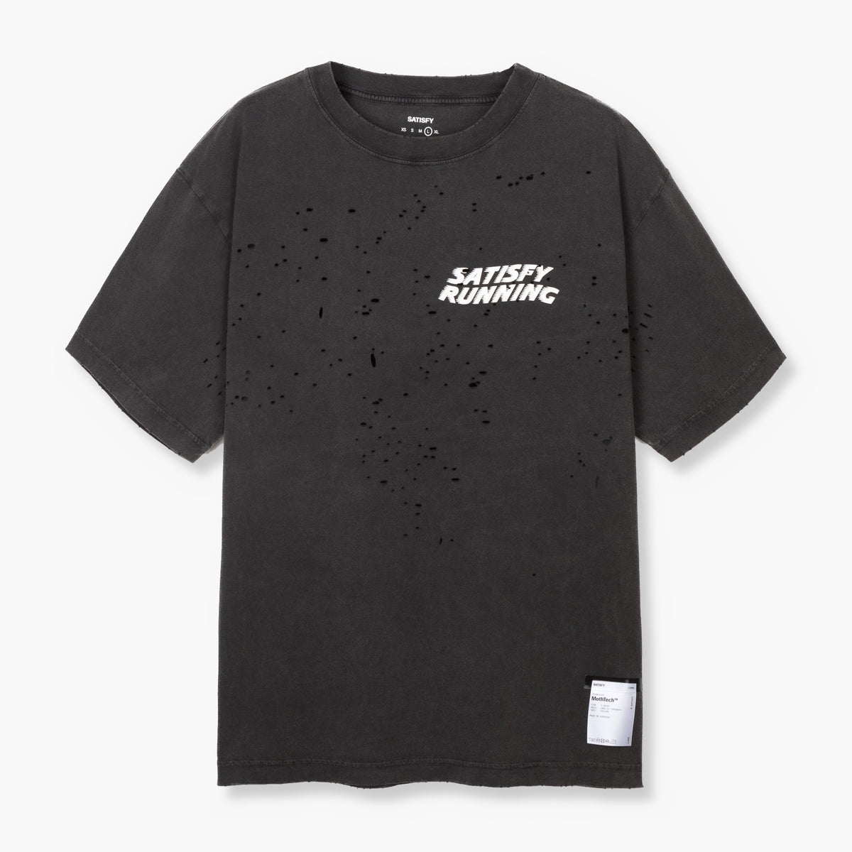 MothTech™ T-Shirt — flatlay 1 [11006.Aged Black.S]