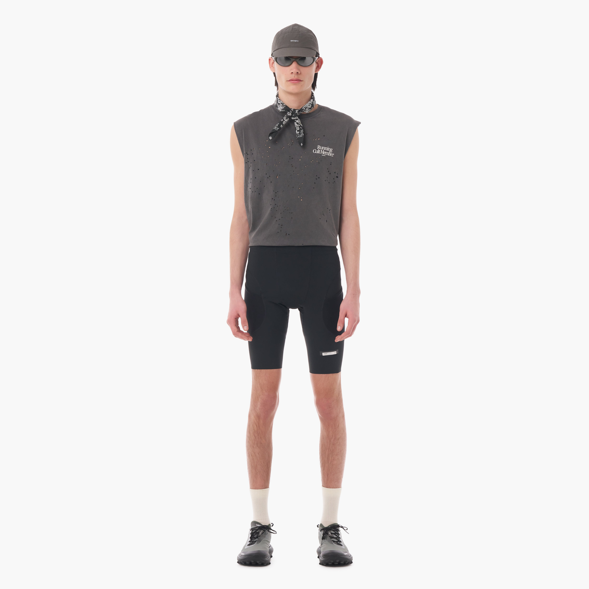 TechSilk™ Evo 9" Half Tights — Flatlay 3 [12037-00000]