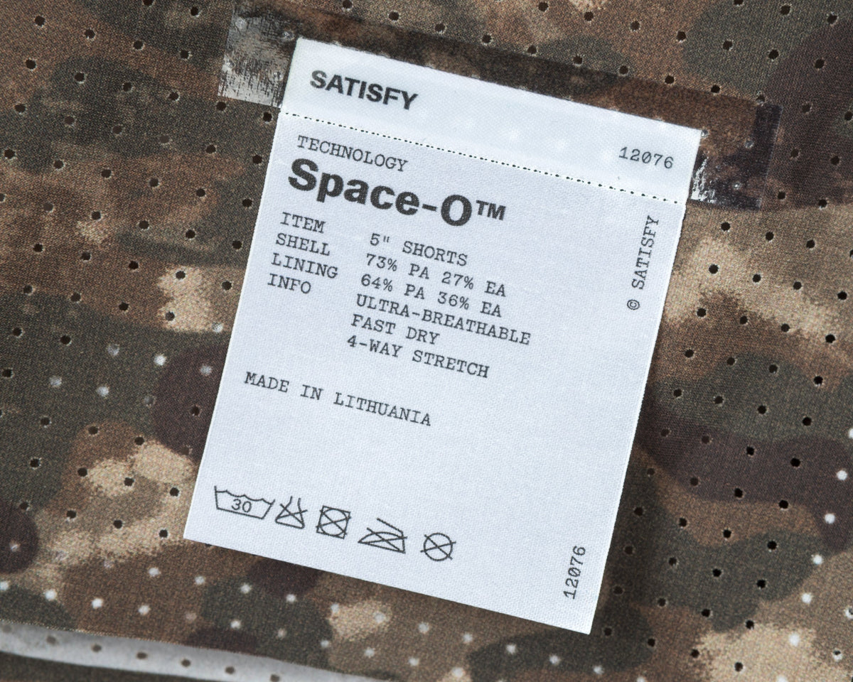 Space-O™ 5" Shorts — The base element to Satisfy's long-distance system