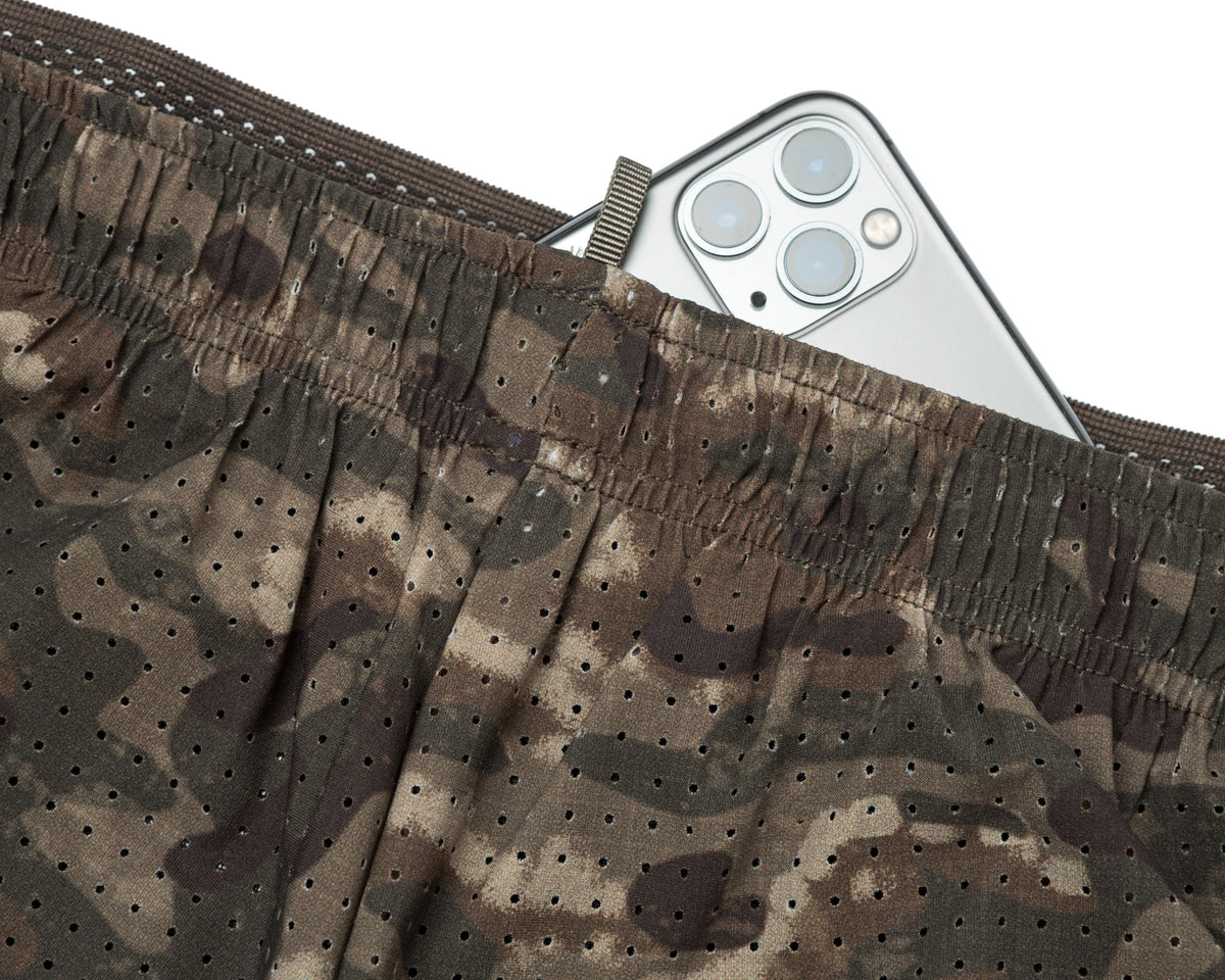 Space-O™ 5" Shorts — Satisfy's micro jersey fabric is knitted and perforated