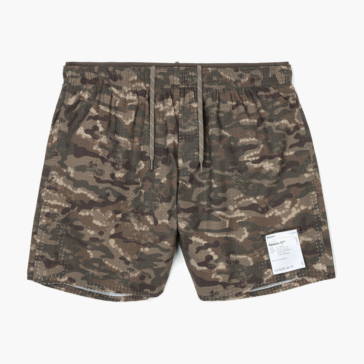 Men's Space-O™ Shorts 5" — flatlay 1 [12076.Overland Trek Camo.S]