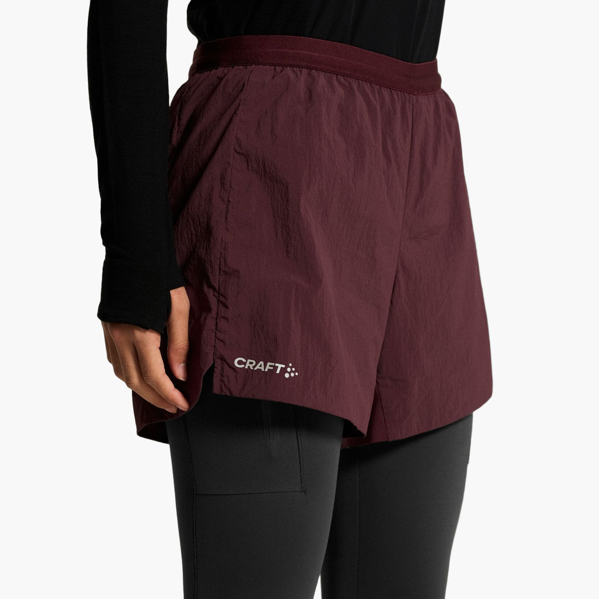 Women's Subz Shorts 2 — editorial source 3 [1916561-DARK FIG]