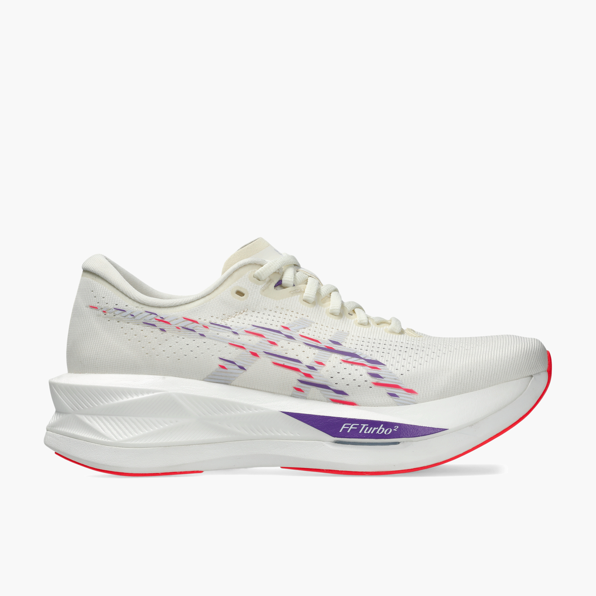 Lateral angle shot of Women's Sonicblast in Cream / Blue Fade