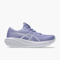 Lateral angle shot of Women's Gel-Cumulus 28 in Bluebell / White