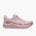 Lateral angle shot of Women's Gel-Kayano 33 in Taro Purple / Dusty Mauve