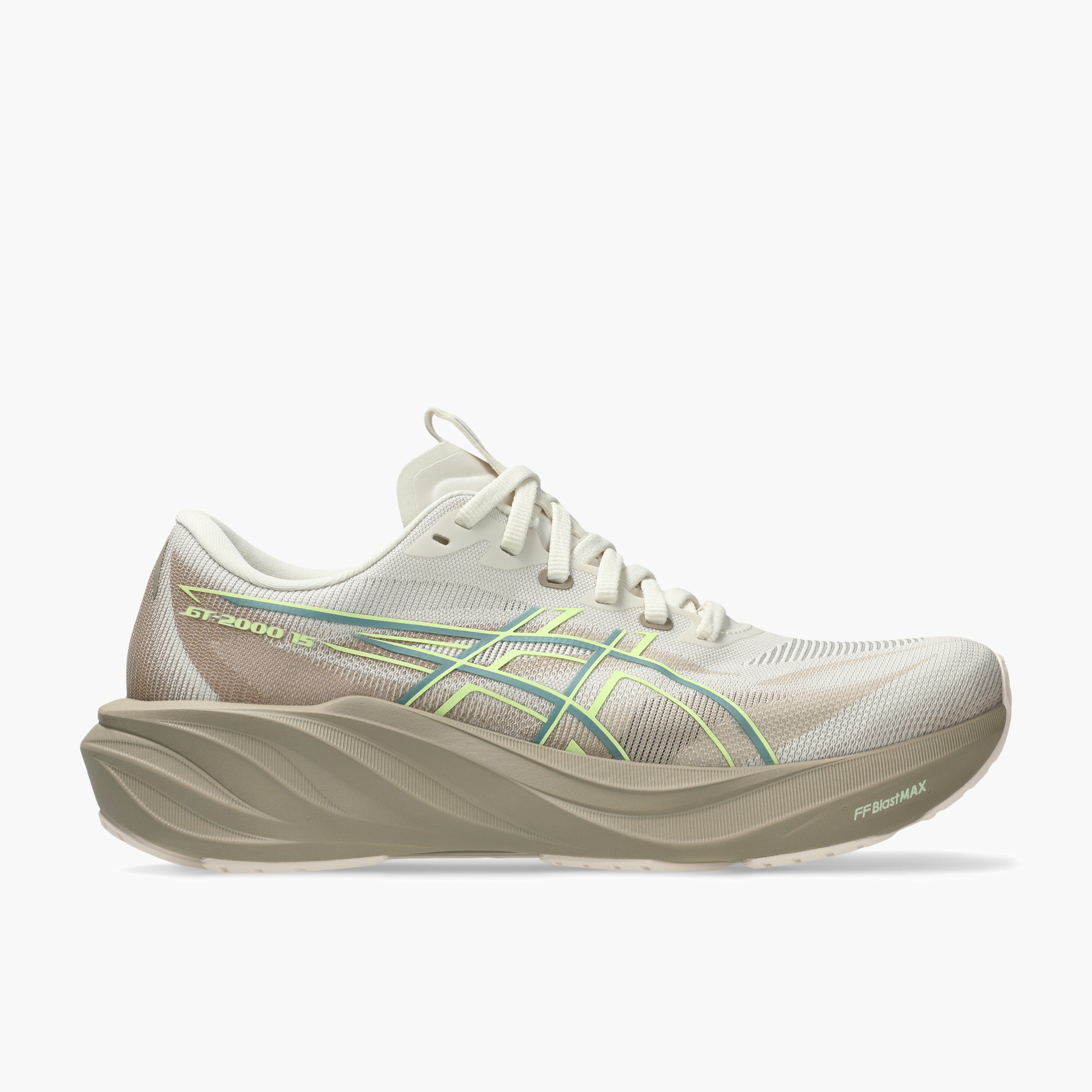 Lateral angle shot of Women's GT-2000 15 in Birch / Greige