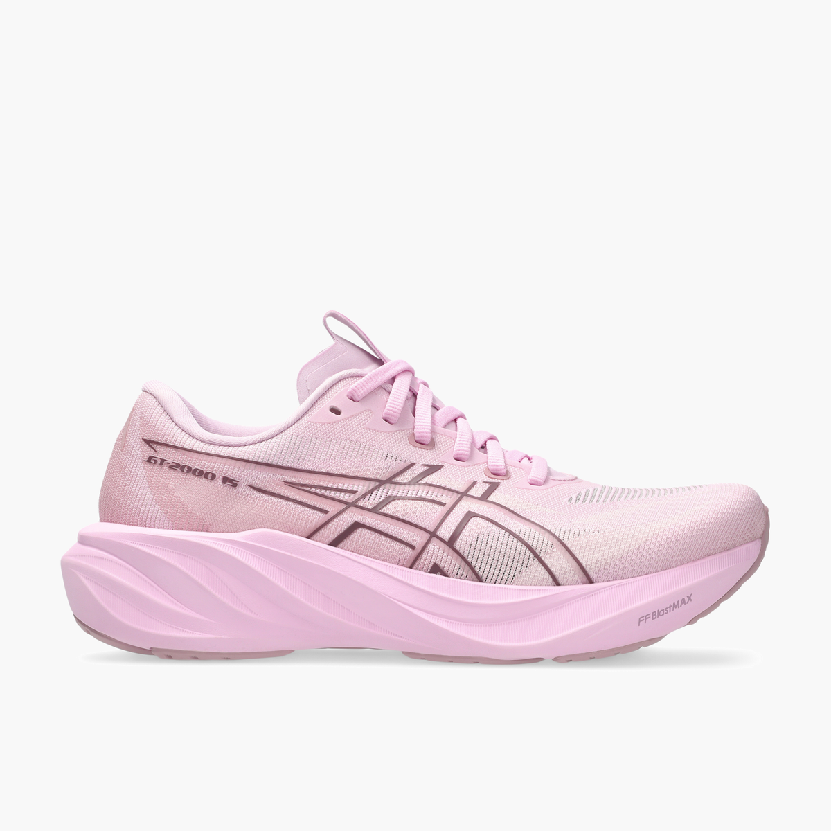 Lateral angle shot of Women's GT-2000 15 in Hazy Lilac / Taro Purple