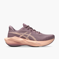 Lateral angle shot of Women's Novablast 6 in Dusty Mauve / Cantaloupe