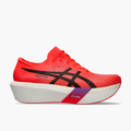 Lateral angle shot of All Gender Metaspeed Sky in Flash Red / Black