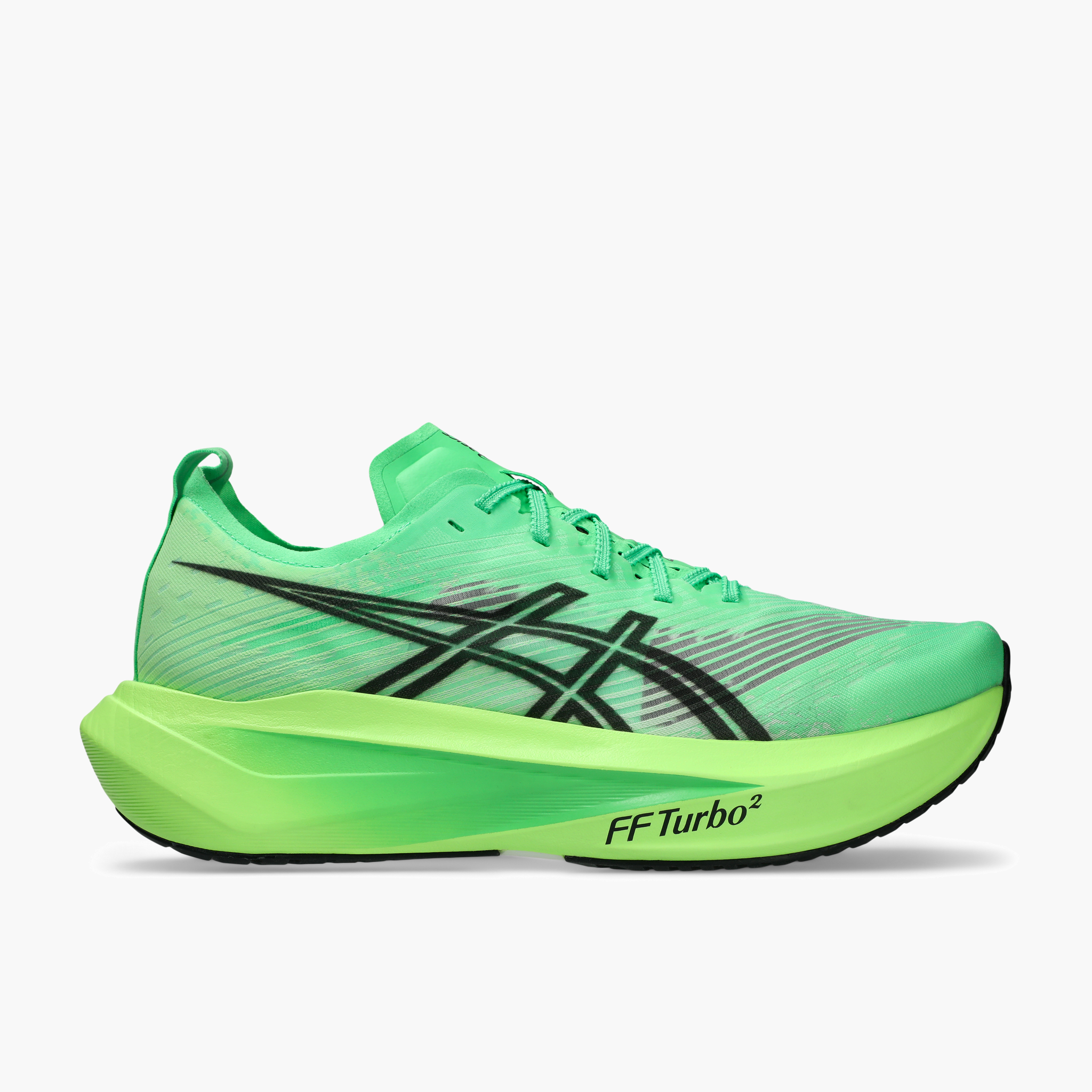 Lateral angle shot of All Gender Megablast in Vital Green / Black