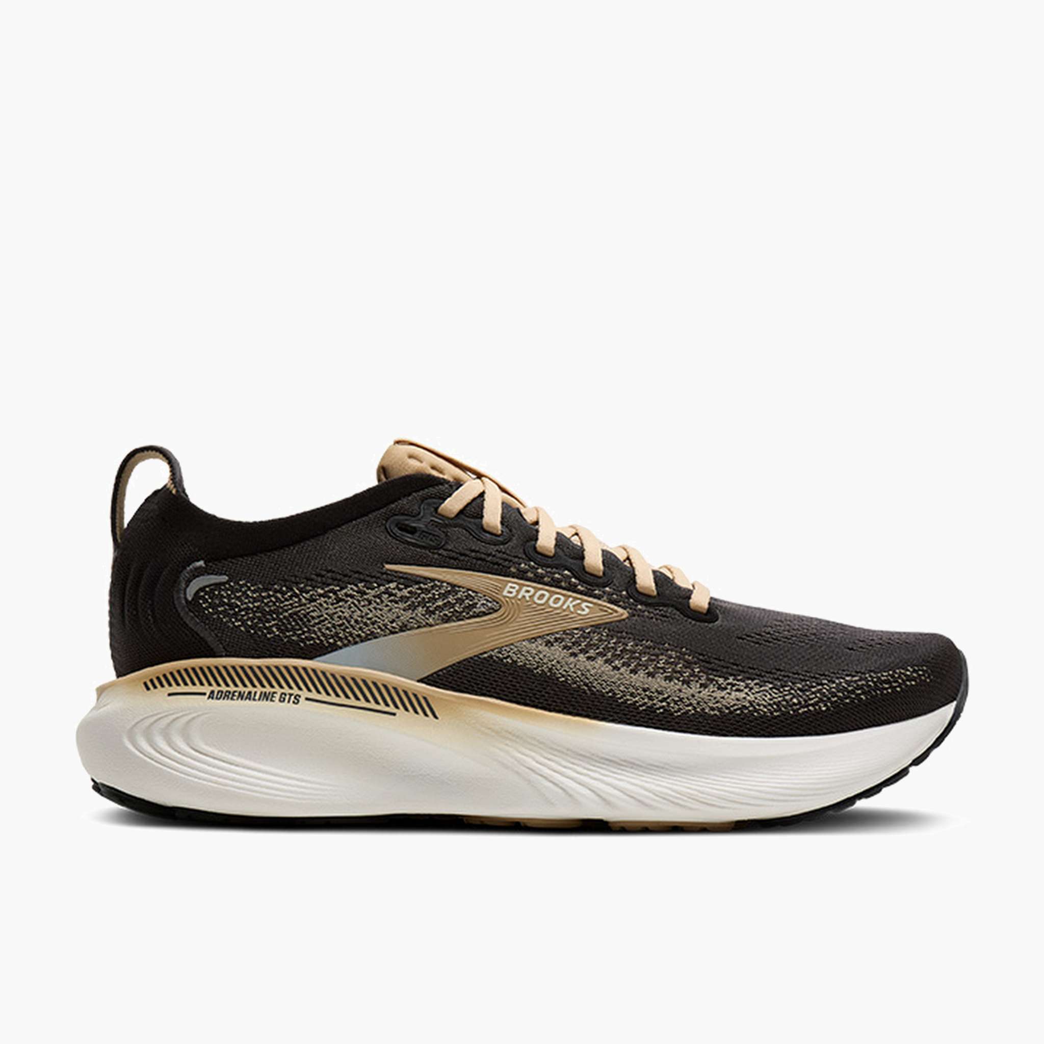 Lateral angle shot of Men's Adrenaline GTS 25 in Phantom / Starfish / Coconut