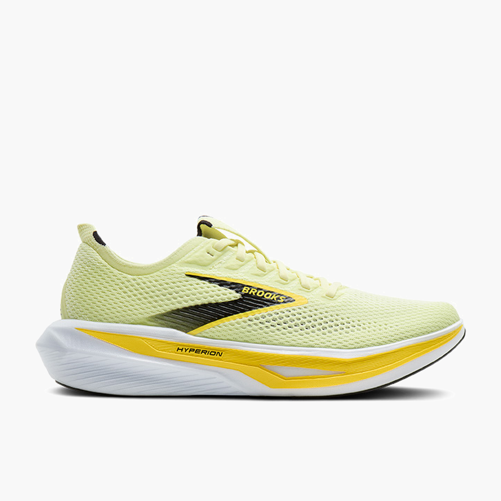Lateral angle shot of Men's Hyperion 3 in Luminary / Black / Yellow