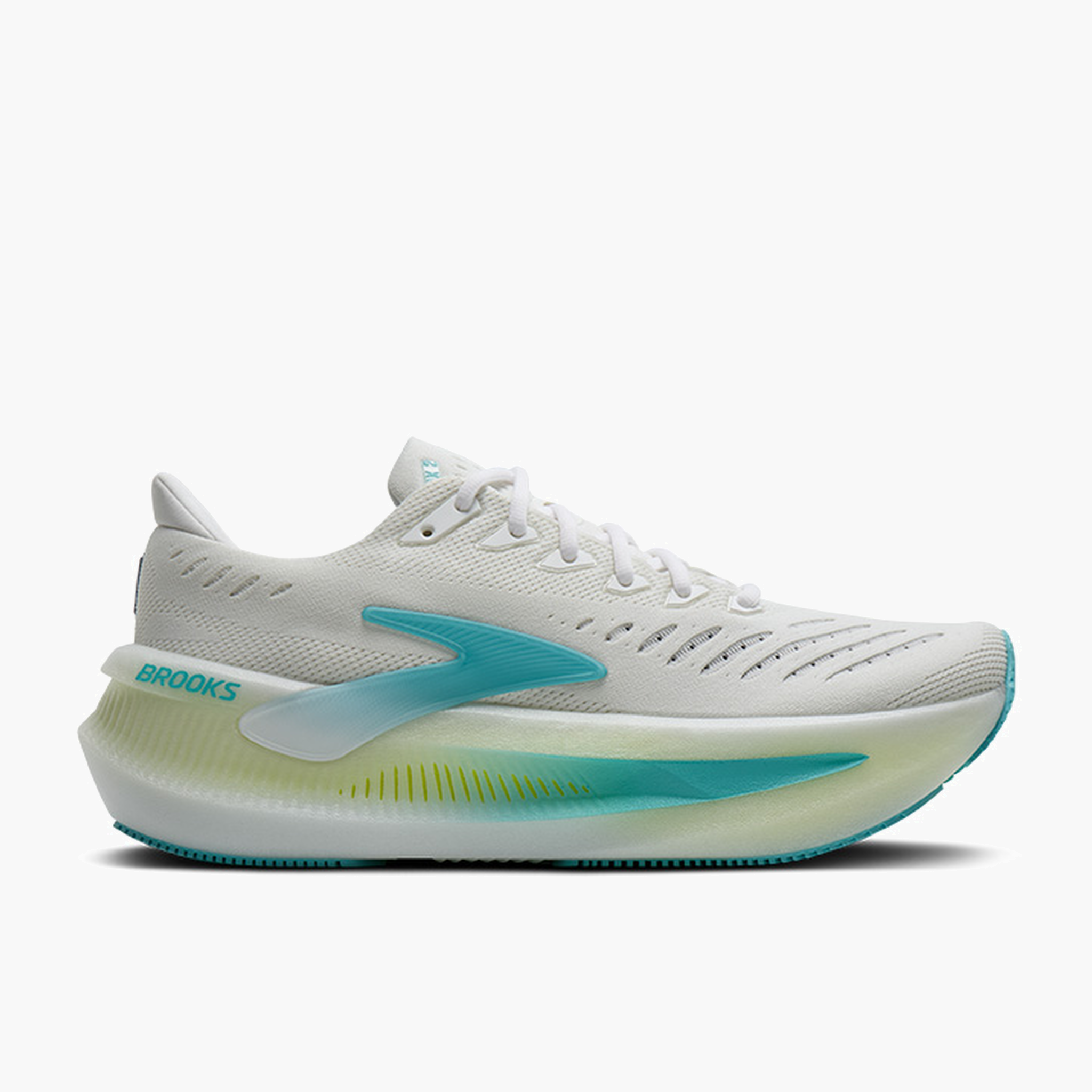 Lateral angle shot of Men's Glycerin Max 2 in White / Ipanema / Nightlife
