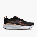 Lateral angle shot of Women's Adrenaline GTS 25 in Black / Peach / Mulled Grape