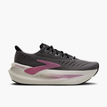 Lateral angle shot of Women's Glycerin Max 2 in Grey / Coconut / Metallic