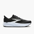 Lateral angle shot of Women's Ghost 18 in Black / Grey / White