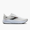 Lateral angle shot of Women's Ghost 18 in White / Black / Rose Gold