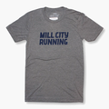 All Gender MCR Tri-Blend Tee in Grey / Navy (MCR) - 1
