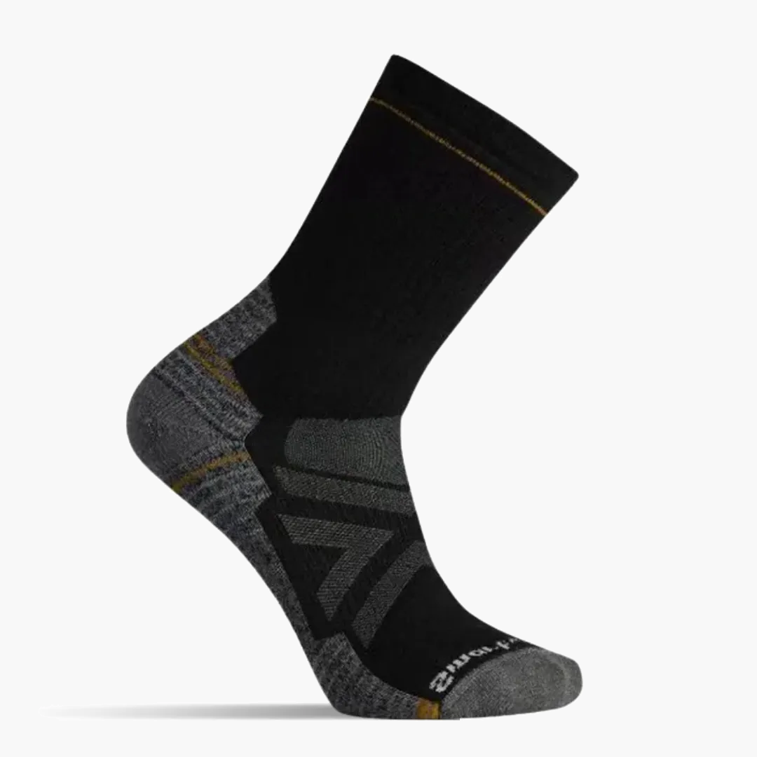 Hike Full Cushion Crew Socks in Black - 1