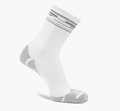 Blister Resist Light Mini Crew Socks in White - 1