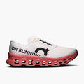 Lateral angle shot of Men's Cloudmonster 3 in Ivory | Dustrose