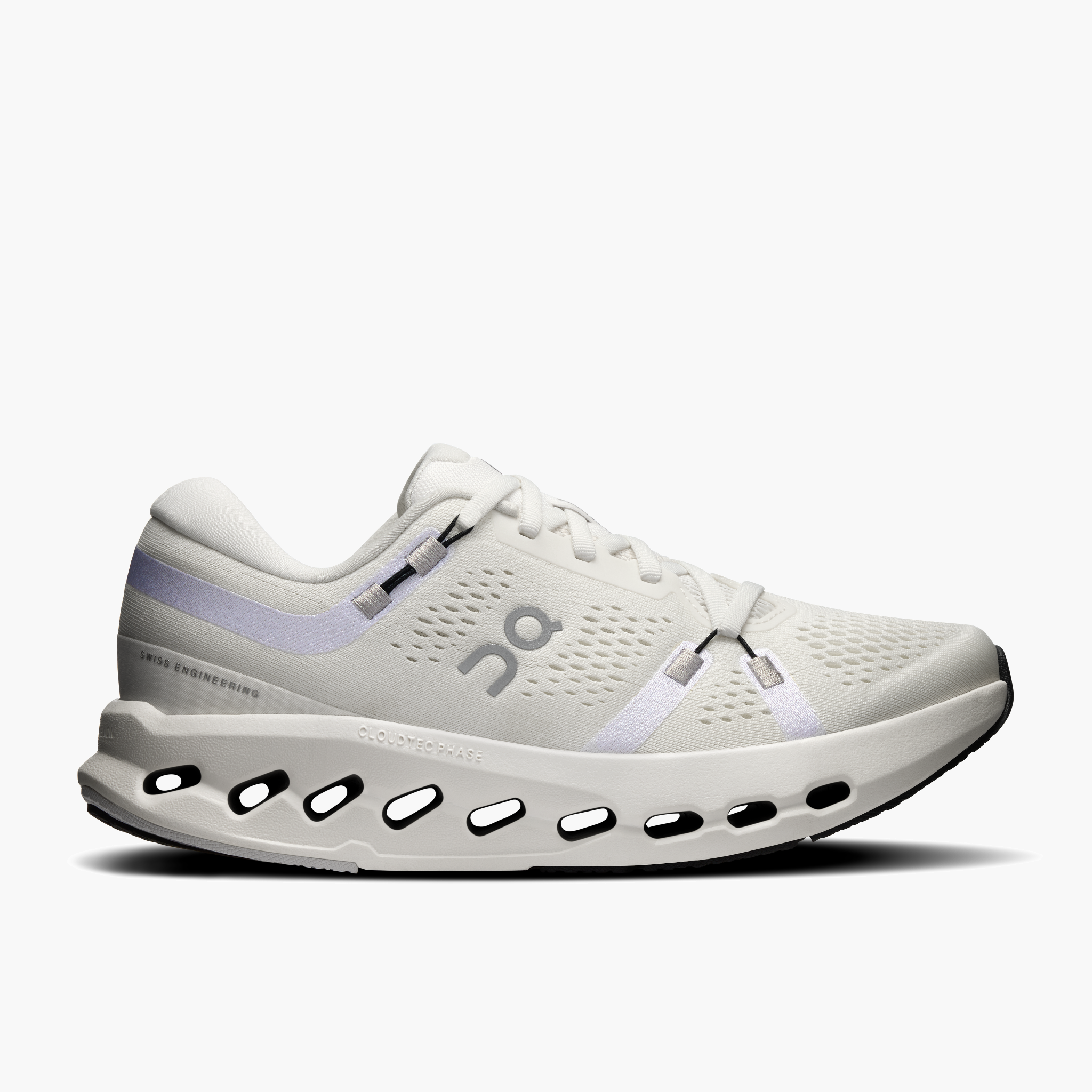 Lateral angle shot of Women's Cloudsurfer 2 in Ivory | Ivory