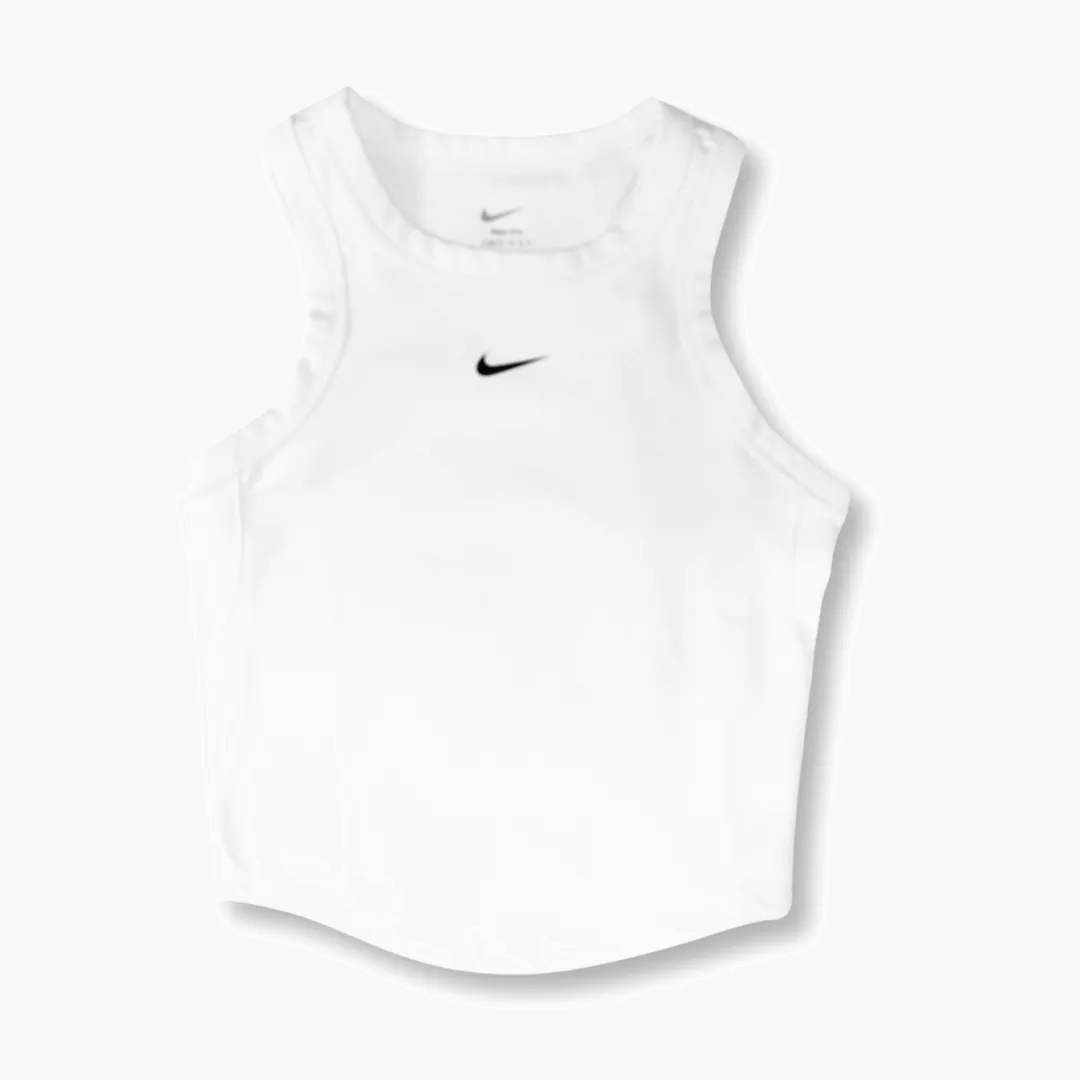 Women s One Fitted Tank Top in White - 1