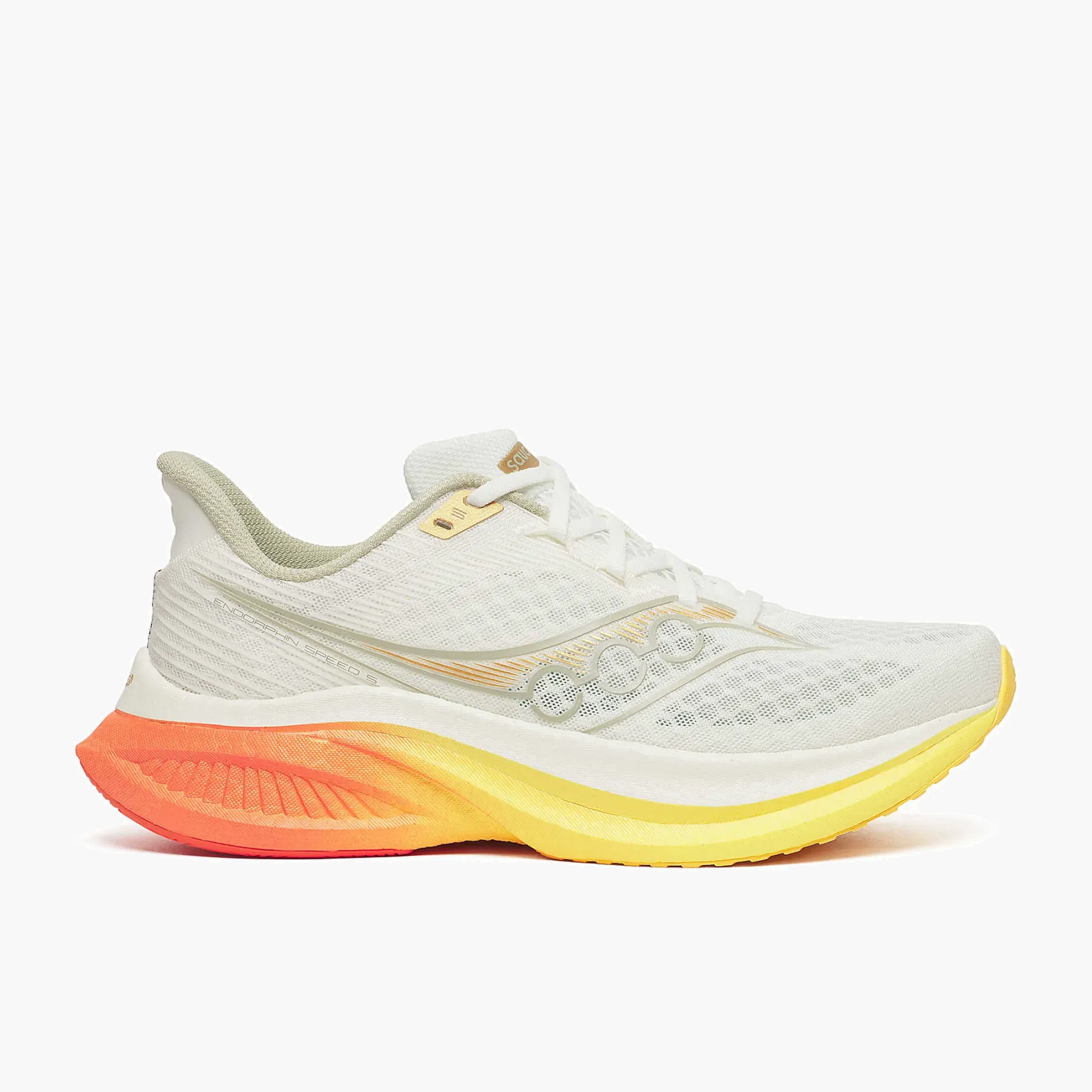 Men s Endorphin Speed 5 in Ivory / Fire - 1
