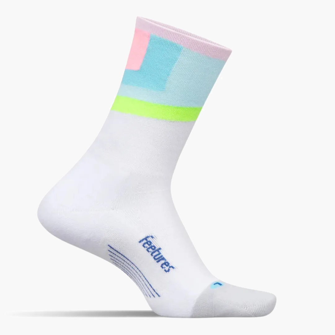 Elite Light Cushion Mini Crew Socks in Candy Court - 1