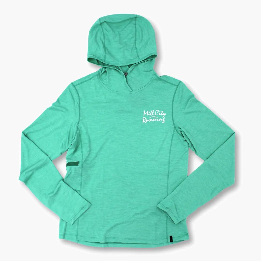 Women s Capilene Cool Sun Hoody in Aqua Stone (MCR) - 1