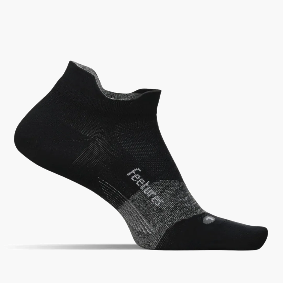 Elite Light Cushion No-Show Socks in Black - 1