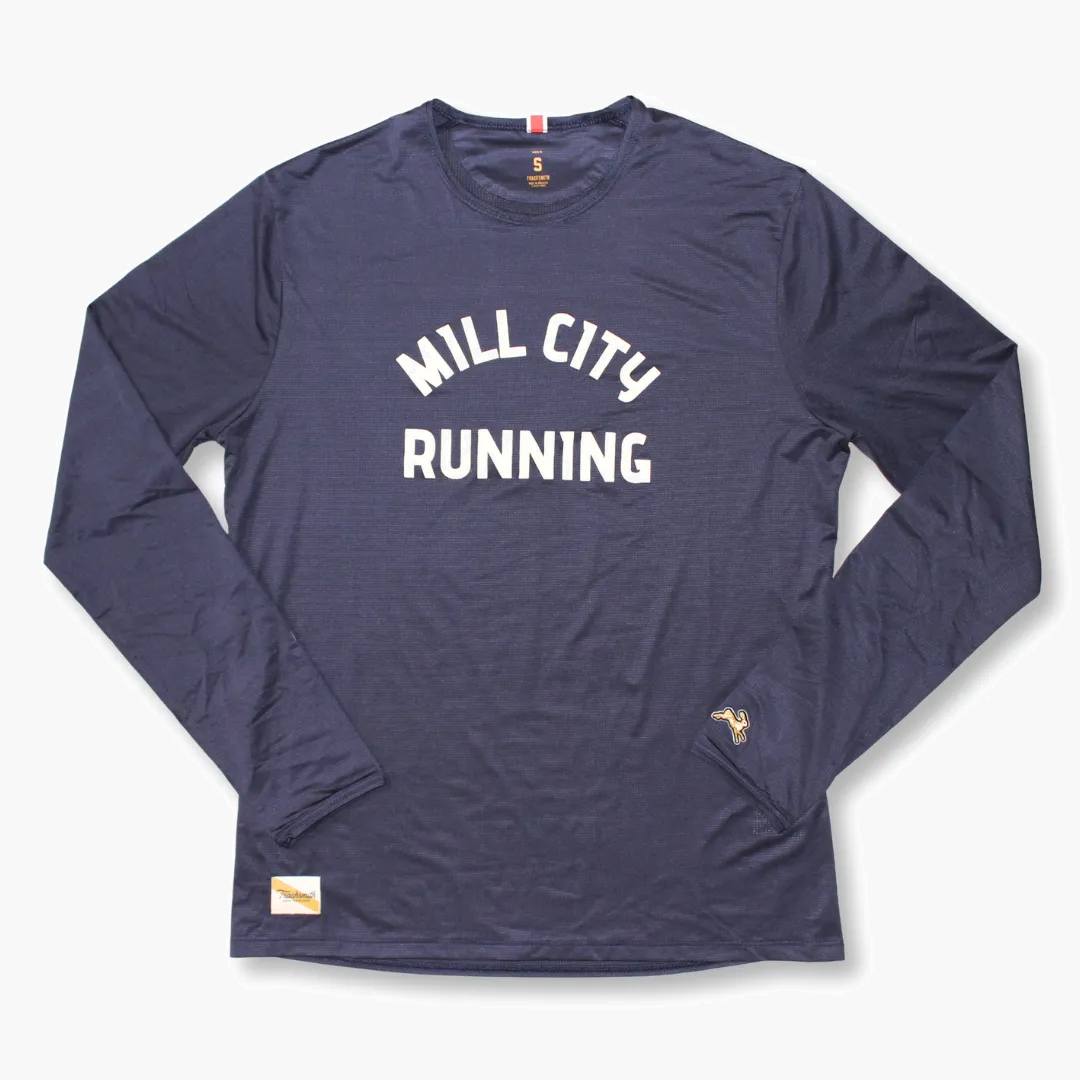 Men s Twilight Long Sleeve Tee in Navy (MCR) - 1