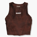 Women s Stamina Race Crop - Organic Stripe Cacao (1)