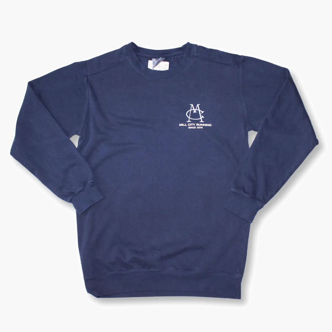 All Gender MCR Monogram Crewneck in True Navy (MCR) - 1