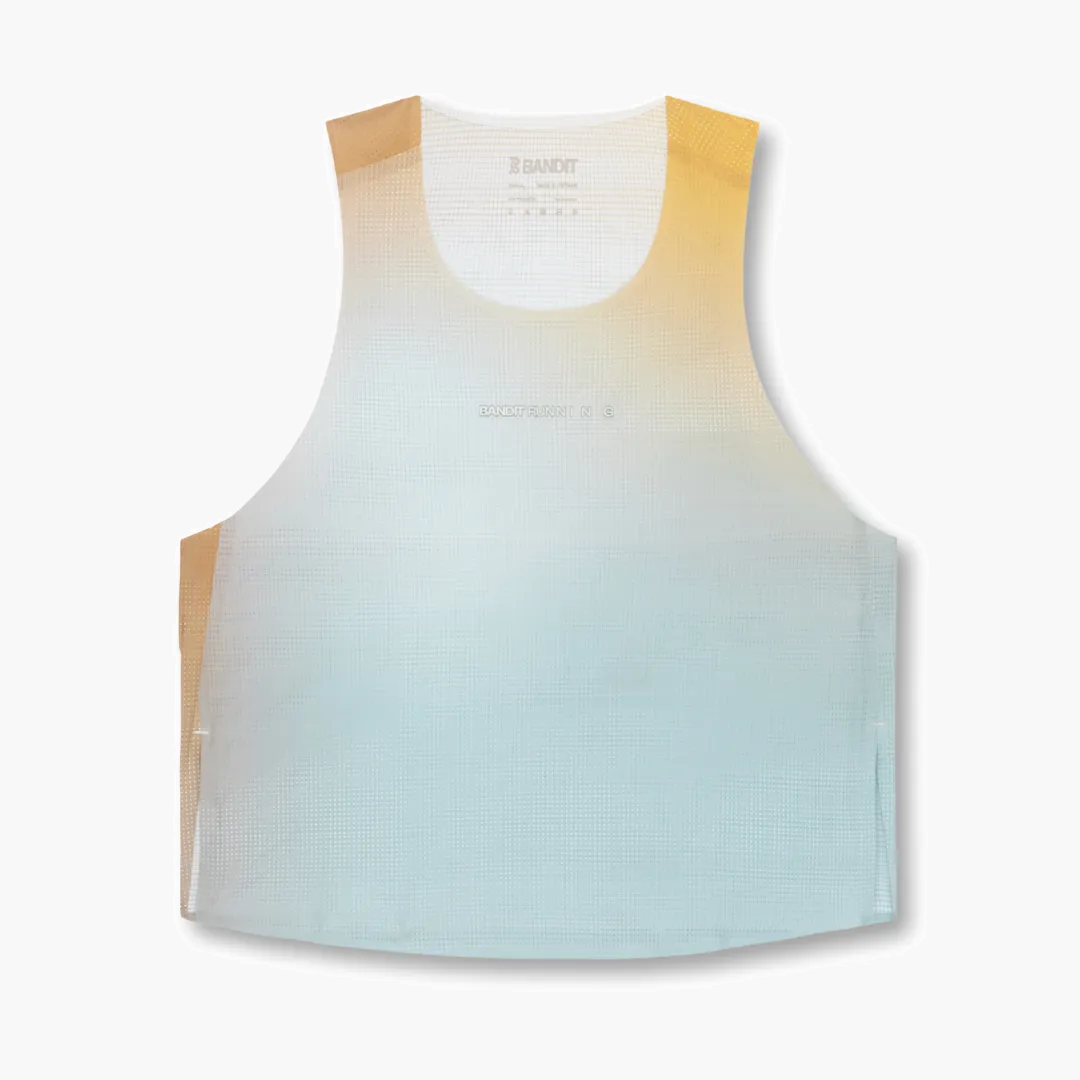 Women s CoolGrid Race Singlet in Lagoon Multi - 1