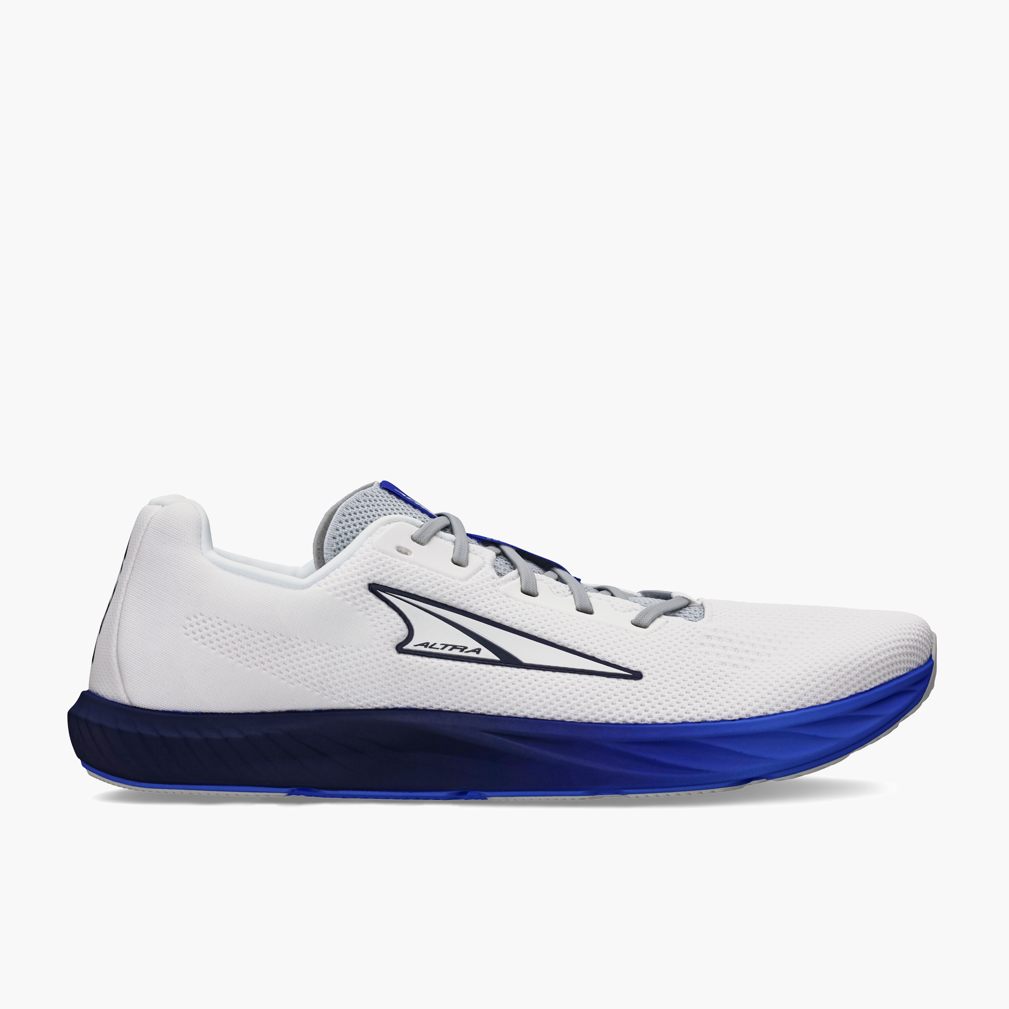 Lateral angle shot of Men's Escalante 4 in White / Blue
