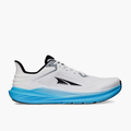 Lateral angle shot of Men's Torin 8 in White/blue