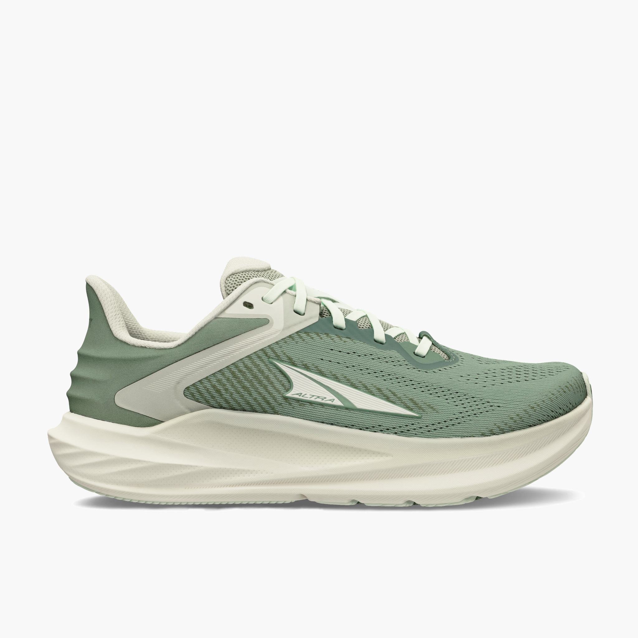Lateral angle shot of Women's Torin 8 in Dusty Olive