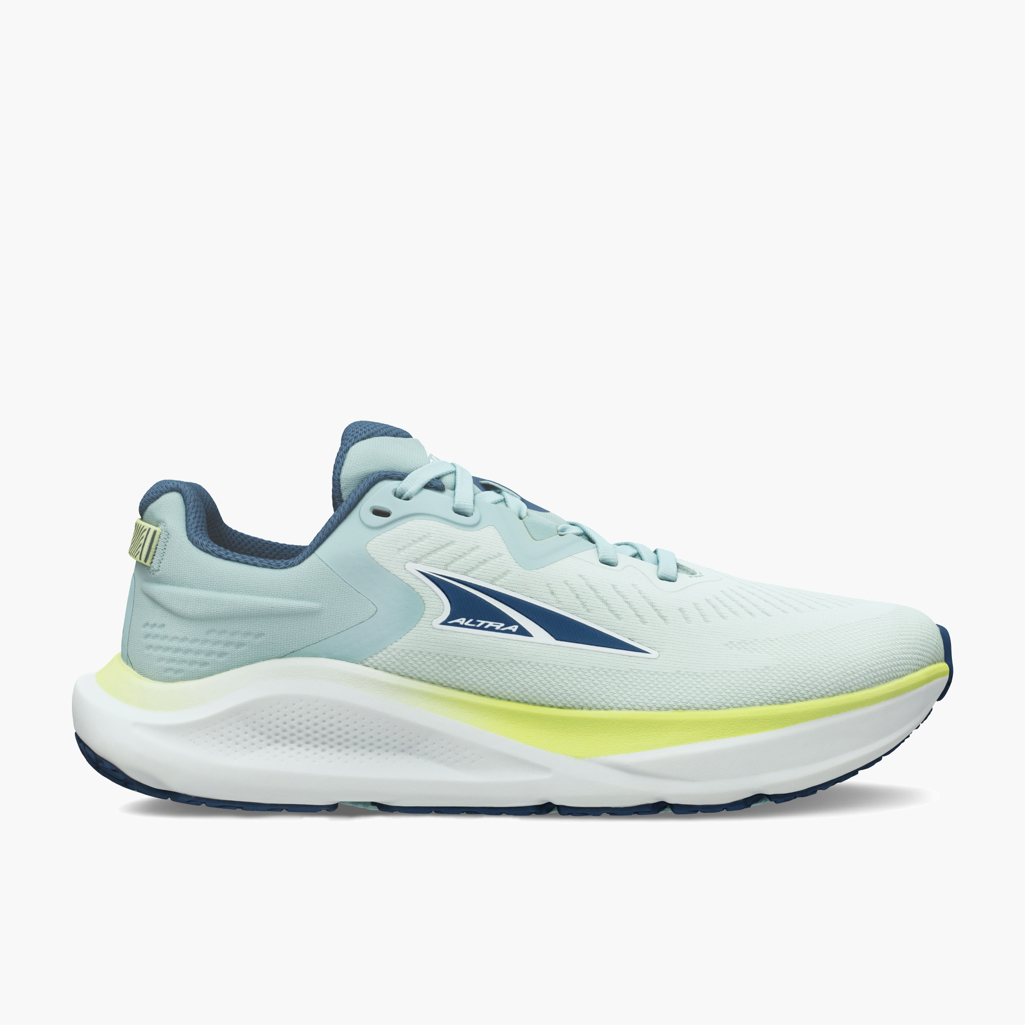 Lateral angle shot of Women's Paradigm 8 in Mint