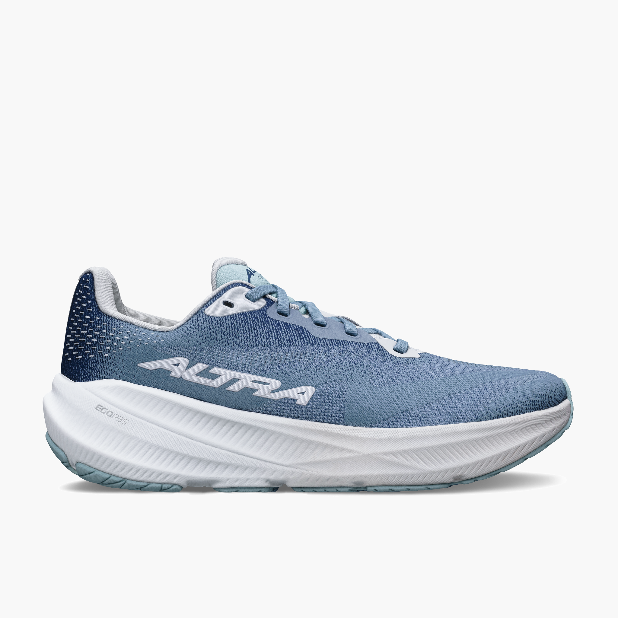 Lateral angle shot of Women's Experience Flow 3 in Light Blue