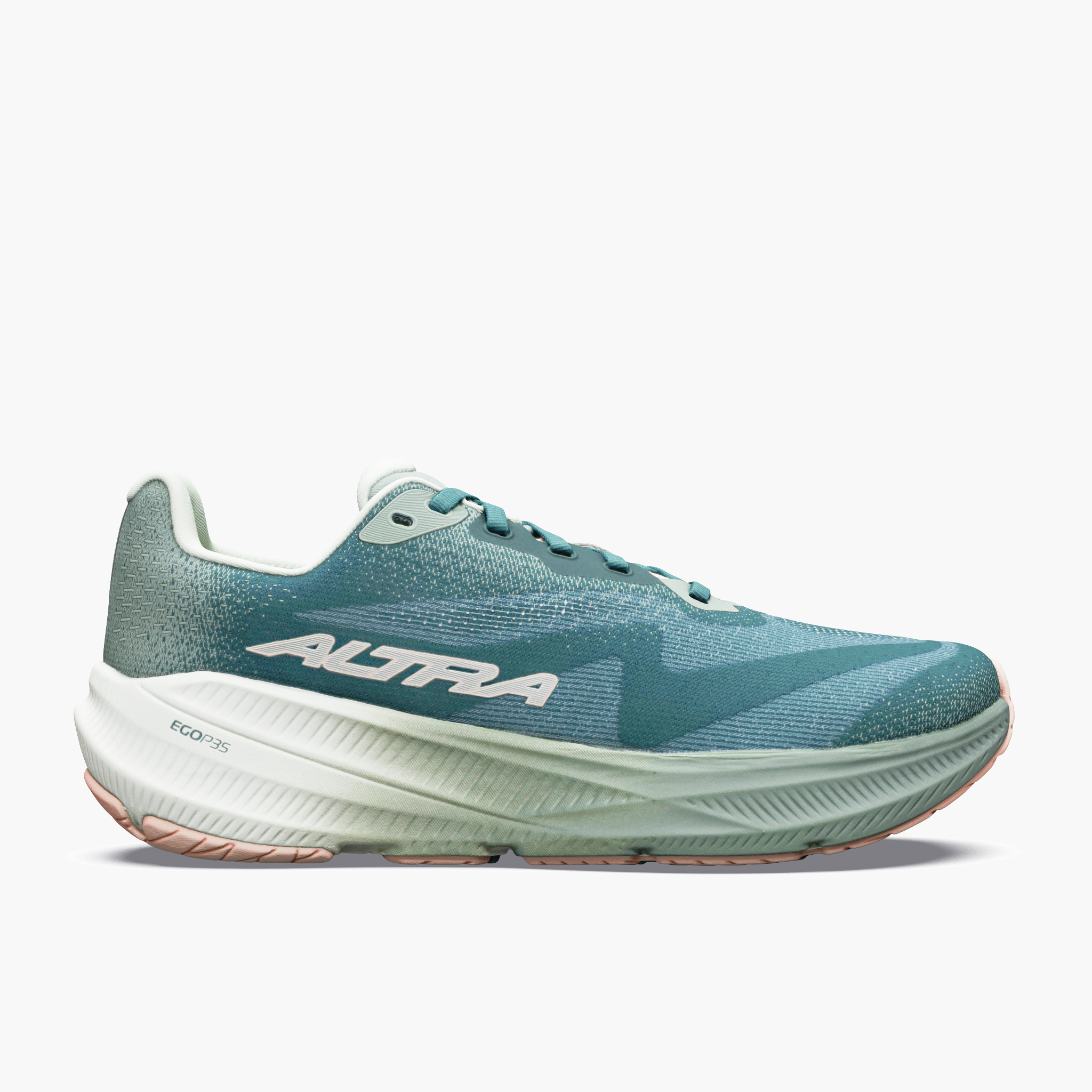 Lateral angle shot of Women's Experience Flow 3 in Sea Pine / Ice / Grn Milieu