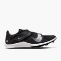 Lateral angle shot of All Gender Rival Jump in Black / Metallic Silver-dk Smoke Grey