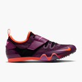 Lateral angle shot of All Gender Pole Vault Elite in Bordeaux / Hyper Crimson-pink Spell