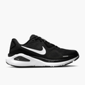 Lateral angle shot of Women's Structure 26 in Black / White-Cool Grey-Metallic Silver