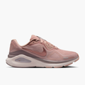 Lateral angle shot of Women's Structure 26 in Particle Pink / Mtlc Rose Gold-Taupe Grey