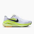 Lateral angle shot of Men's Structure Plus in White / Black-Pure Platinum-Volt